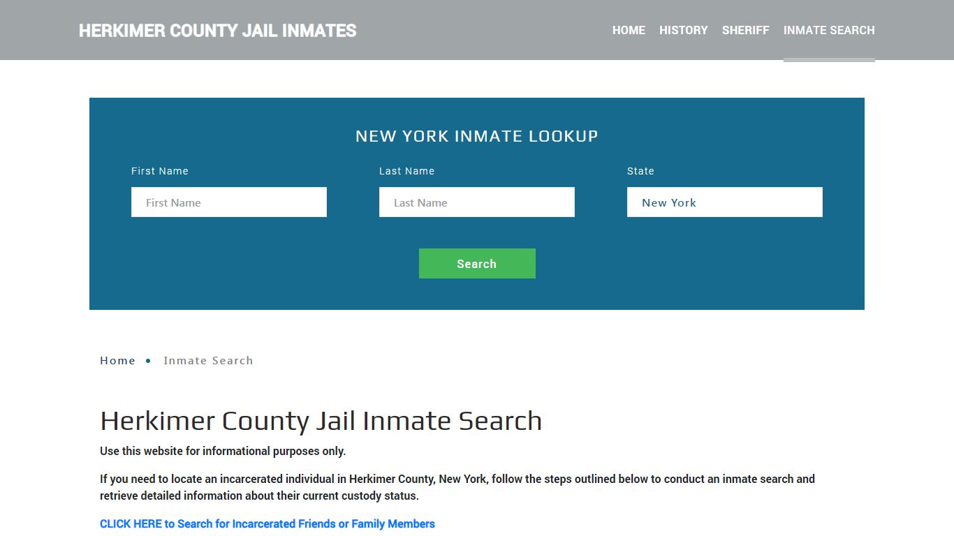 Herkimer County, NY Detainee Lookup